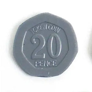 Invicta Play Money 20p Coins (100 pieces)