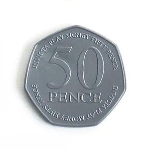 Invicta Play Money 50p Coins (100 pieces)